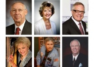 (Top Row L-R) Walter Stuart Yager, Linda Sellen Frazier, David Finch, (Bottom Row L-R) Linda Barton Paul, Frank Marcum, Ron Woods