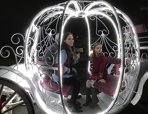 Carriage rides in the Main Street area are fun for all ages.