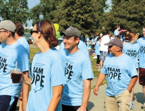 Register now as a team or individual to walk the “Hope Walk” to support HD research.