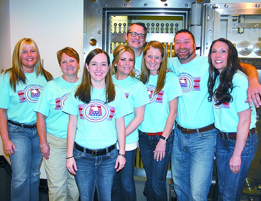 The 4th of July committee members (L to R): Kristina Hillhouse, Betty Calley, Amanda Munson, Stephanie Walters, Mark Lawson, Gina Belk, Tyler Roth and Sarah McCormick.