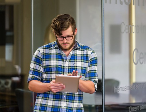 ORU Business Student Wesley Ahrens.