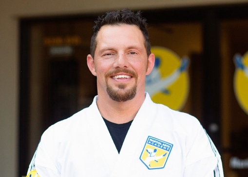 Chris Velez, owner and chief instructor of Martial Arts Academy in Owasso. Value News & Values Inc. photo, August, 2026.