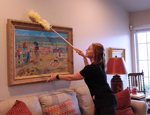 Whether you have very valuable heirloom or collector’s pieces, or a less valuable garage sale find,  your MWP Professional Cleaning Specialist is trained to give special care when cleaning your décor.
