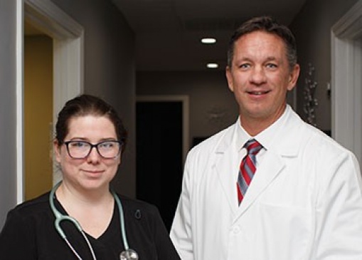 Dr. Chad Keeney and Nurse Practitioner Serena Munoz have served countless individuals in their pursuit of health and wellness. Values, Inc & Value News Magazine photo 2024.