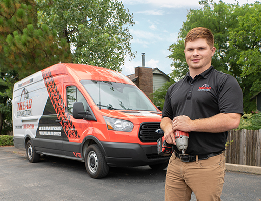 Tulsa Tread Connection owner & operator, Forrest Green.