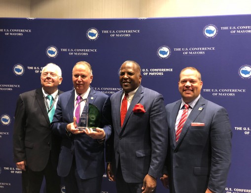 Broken Arrow Mayor Craig Thurmond received the U.S. Conference of Mayors’ 2018 Livability Award in June.