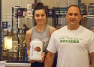 Owner Jason Gittelman and Store Manager Stephanie Webb of Owasso Nutrition Plus.