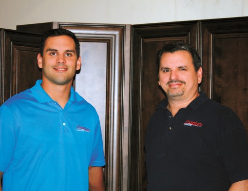 Austin and Gary Gullic, owners of Premium Cabinets.