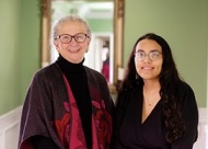 Connie Reynolds and Lezzy Olmedo will help you with your PreNeed Policy. Value News and Values, Inc. photo, March 2024.