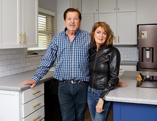 Pete Sullivan and his wife, Pam, owners of Reface It America. 
Value News & Values Inc. photo, May 2025.