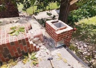 Trees, high winds, and other weather events can cause major damage to your chimneys. Photo courtesy of Cornerstone Chimneys, April 2026.