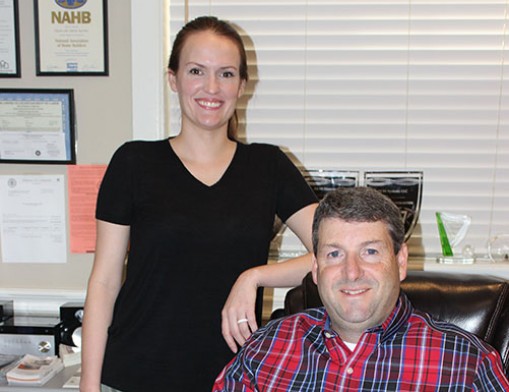 Office Manager Sophie Woodson (left) and Owner & Operator Kevin Dyson (right).