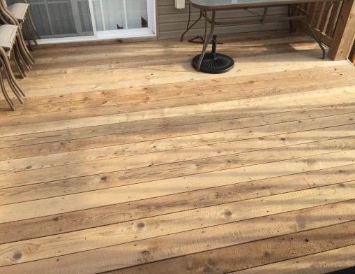 After a PermaSeal application, this deck is beautiful and ready for extreme weather conditions.