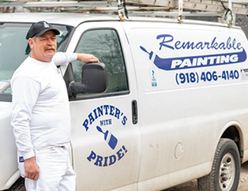 Les Brooker, owner of Remarkable Painting.
Photo courtesy of Remarkable Painting, December 2025.