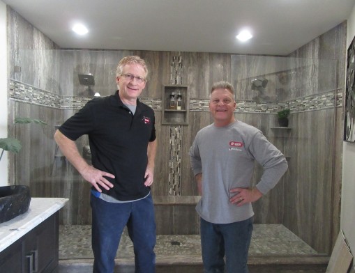 Glenn and Curtis Simms, owners of Re-Bath of Tulsa advise homeowners  to be aware of who they are going  to do business with, and of course, what questions to ask.