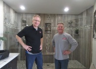 Glenn and Curtis Simms, owners of Re-Bath of Tulsa advise homeowners  to be aware of who they are going  to do business with, and of course, what questions to ask.