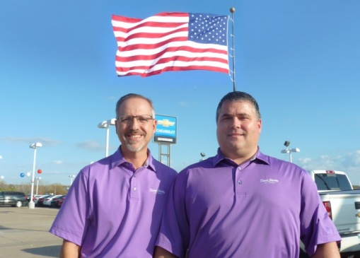 Fixed Operations Manager Joe Gibson and General Manager Billy Caperton invite you to visit the new David Stanley’s Riverside Chevrolet at I-44 and the Arkansas River.