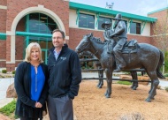 Chris Burdan, Vice President, Commercial Loan Officer (left) and Ted Cundiff, President & CEO (right).