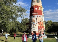 The Foyil Totem Pole Park, created by Ed Galloway. Photo courtesy Keith Austin, May 2026.