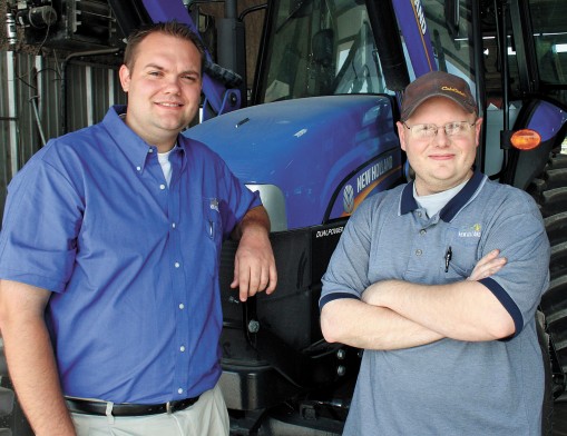 Service Manager Travis McCrate and Parts Manager John Asmus are integral parts of the Tulsa New 
Holland management team.