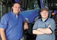 Service Manager Travis McCrate and Parts Manager John Asmus are integral parts of the Tulsa New 
Holland management team.