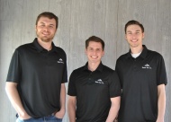 Stone Ice Co. Co-Owners (L to R) Trey Lambert, Levi Green and Cole Lambert