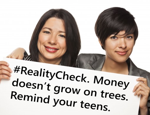 #RealityCheck. Money doesn't grow on trees. Remind your teens.