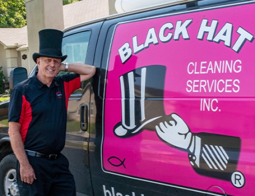 Black Hat Cleaning Services owner David Harris, Sr.