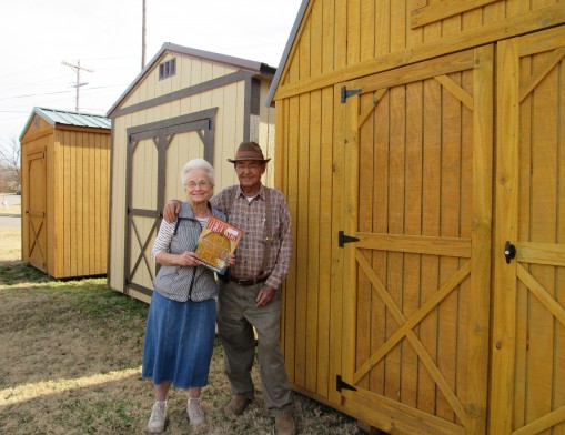 Patricia and Lewis Armbrister, owners of Derksen Portable Buildings.