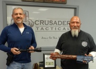 Danny Jones and Andy Shidell opened Crusader Tactical in Broken Arrow on July 5th of this year.  Their history dates back to college where they were fraternity brothers.