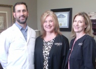 Administrator Norma Tyler, Dr. Andrew Carletti and Karen Summers offer a hands-on approach to training dental assistants.