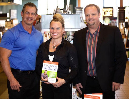 Emerge Publisher Christian Ophus (far right) joins Drs. Mark Sherwood and Michele Neil-Sherwood of Functional Medical Institute at the recent book signing of “The Quest for Wellness” at Barnes & Noble in Tulsa on October 10.