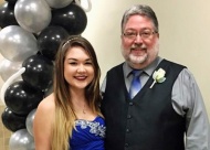 Megan and Mark Herring have attended the Me & My Guy Dance every year.
