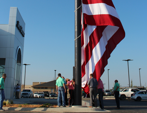 Raising the flag on a new era of Dodge.
