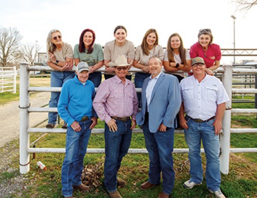 2025 Will Rogers Stampede PRCA Rodeo Board & Co-op members. Back row, L to R: Linda Caffey, Karen Hanson, Erin Pegorsch, Sarah Hayes, Amber Gilliland, Tanya Andrews
Front row, L to R: Doug Aumock, David Petty, John Feary, Marshall Perkins
Value News Magazine & Values, Inc. photo, April 2025.