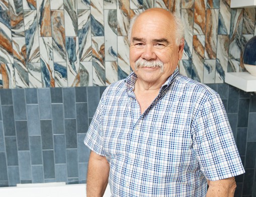 Tony Sementi, owner of Tile By Tony. Value News VN Magazine and Values Inc. photo, September 2026.