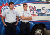 Aire Serv Technicians Jordan and Colton Raper treat customers with respect and integrity, and they are frequently complimented on how well they know the HVAC business.