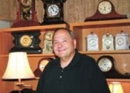 Jonathan Schultz, owner of The Clock Store.