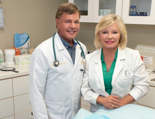 Dr. James Campbell and owner, Malissa Spacek.