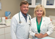 Dr. James Campbell and owner, Malissa Spacek.