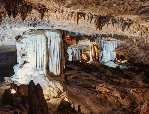 Fantastic Caverns in Springfield, Missouri.