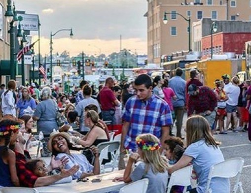 Food Truck Thursdays are monthly spring thru early fall.