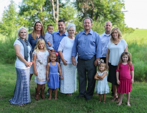 The Parson Family
Front row (L to R): Amanda, Maddie, Ella, Linda, Carl, Hadley, Angie and Olivia.
Back row (L to R): Jackie, Ryder, Brad and Cass.