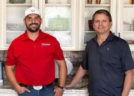 Owner Austin Gulic with Caleb Treat, operations manager.