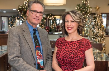 In-house Jeweler, Hank Matheny, and store owner Dayna Matheny Christ are the dad and daughter duo. She helps customers design their dream jewelry and he creates it. They stand at the showroom entrance with a smile, ready to greet new and old customers as they enter Star Jewelers this holiday season.