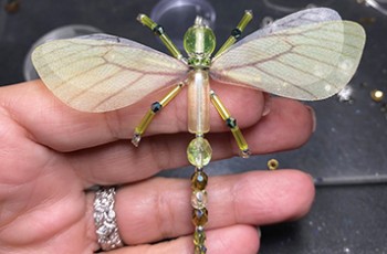 Witch n Spider beaded glass Dragonflies, a native American tradition - the keeper of dreams. Photo courtesy of G & T International, October 2025