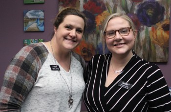 Kendel Stocker (left) and Jessica Putz with Visit Claremore are working with the Rogers County Builders Association, Inc. to bring the 18th annual Claremore Home & Garden Show to the Claremore Expo Center.