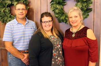 Rogers County Premium Auction Committee members include Cas Salley (from left), Meggie Froman-Knight and Susan Gebhart. Committee members not pictured are Arnold Hamilton, Jerri Guilfoyle, Kevin Froman and Tim Cutsinger.