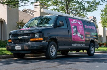 You can’t miss the Black Hat Cleaning van when it’s in your neighborhood.