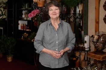 Owner of Arrow Flowers and Gifts, Patsy Terry, and VP of Main Street Merchants Association.